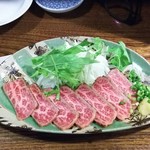 Izakaya Maruta - 黒毛和牛のたたき！旨い！！