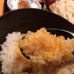 熊たまや - 卵かけ御飯 アップ