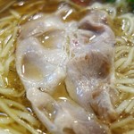自家製麺 くろ松 - 薄切り豚チャーシュー