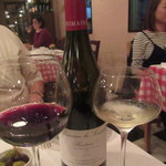 ブション - 赤はモンラッシェグラスで。