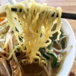 ラーメン46 - 正油ラーメン　麺アップ