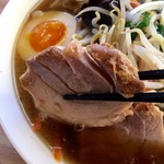 ラーメン46 - 正油ラーメン　チャーシューアップ