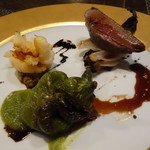 ル・ゴーシュ・セキ - 鴨、オマール海老、万願寺唐辛子