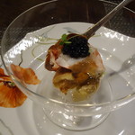 ル・ゴーシュ・セキ - 焼き茄子とオマール海老のキャビアのせ