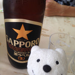 Shousenkan - サッポロビール大瓶 Bottled Sapporo Beer L at Shosenkan, Ryuo！♪☆(*^o^*)