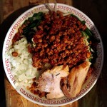 男そば 連獅子 - 突発的限定メニュー
      台湾男そば
      肉増しバージョン