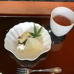 波沙鮓 - デザートとほうじ茶