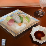 波沙鮓 - 造り：本日のお造り3種盛り