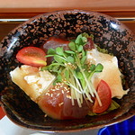 波沙鮓 - 無花果と豆腐のサラダ・