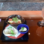 波沙鮓 - 前菜：旬のおまかせ盛り合わせ