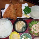 魚貴 - 鯵フライ定食