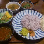 月と亀 - (new)2016.10・筑前インド定食 1000円