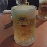 Mekishiko - 生ビール500円