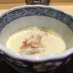 鮨 はしもと - 2016/9_毛蟹の茶碗蒸し