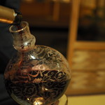 デキャンタージュは年季入った珍しいバカラのデキャンタへ