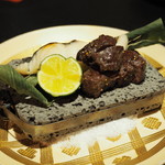 津田楼 - 鹿肉ステーキ