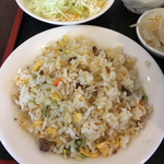 あたか飯店 - 半チャーハン。作り置きだけど美味しい♪('16/10/14)
