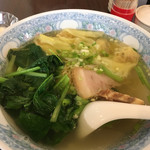 あたか飯店 - ワンタン麺('16/10/14)