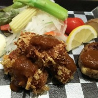祇園 椿 - 娘のメニュー。湯葉衣のコロッケが美味しかったです
