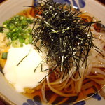 旬菜処 びいどろ - 冷し稲庭うどん温玉添え