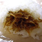 旬菜処 びいどろ - 山椒ちりめんんのおにぎり