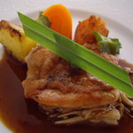 Restaurant B・B・R - ⑤県産若鶏のソテー　赤ワインソース
