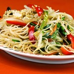 野菜たっぷり焼ビーフン