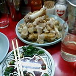 豚足のかどや - カウンター席