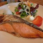 だいにんぐ友 - 大振り鮭の塩焼き　780円　2016.10