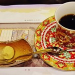 祇園 みずおか - 食後の『珈琲と栗きんとん』～♪(^o^)丿