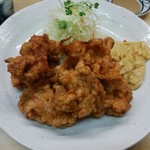 山庄 - 鶏肉の天ぷら定食