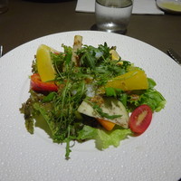 フレンチレストラン にき亭 そごう横浜店 - １７種類の野菜のサラダ。半熟卵と一緒に。