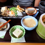 嵯峨とうふ　稲 - そうめんがメインとなったランチお膳