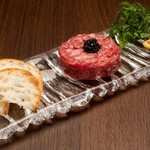 Top quality raw meat tartare