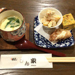 Ajisai Shin'Ya - チーズ入り茶碗蒸し