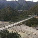 十津川上湯温泉旅館　神湯荘 - 谷瀬の吊り橋(渡る前)