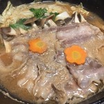 十津川上湯温泉旅館　神湯荘 - 猪しゃぶしゃぶを牡丹鍋に変更!!