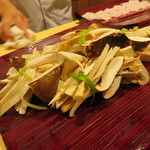 銀座 しのはら - 北海道と岩手の松茸1