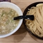 隆勝 - とり白湯つけそば850円＋麺大盛り100円