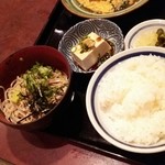 そば処創庵 - カツ皿定食