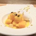 SUGALABO - 2016/9_沖縄キーツマンゴー とマンゴープリン ココナッツのシャーベット