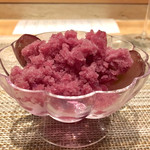 SUGALABO - 2016/9_巨峰コンポート ローズマリーのジュレ 巨峰のグラニテ