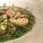 SUGALABO - 2016/9_松茸とラビオリが入ったコンソメスープ