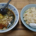 ラーメン大将 - ①番セット  チャーハン(大盛)&ワンタンスープ