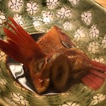 定谷 - キンキ煮付け(釣り上げ物)