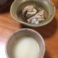玄海 本店 - 鶏スープと鶏本体