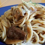 喫茶カルム - 日替わりパスタ　カレースパゲティ　2016.10