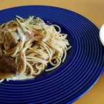 喫茶カルム - 日替わりパスタ　カレースパゲティ　2016.10