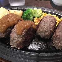 大井町銭場精肉店 - 宮崎産ハンバーグダブル