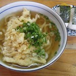 お食事処 まさき - ごぼう天うどん@500＆おにぎり@170